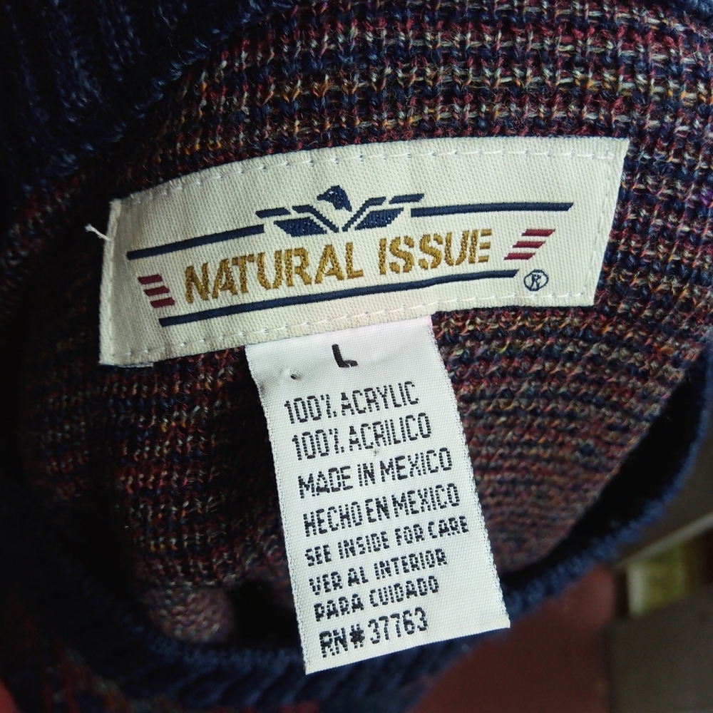 Vintage 80s Academia Preppy Retro Grandpa Pullover Crewneck Sweater - Picture 9 of 11